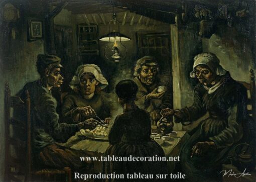 Os Comedores de Batatas – Van Gogh Reprodução de arte popular Master Apollon