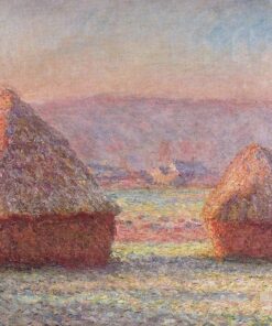 As Moinhos, efeito de geada branca – Claude Monet As pedras de moinho de Claude Monet Master Apollon