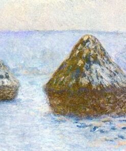 As Moinhos, inverno de Claude Monet As pedras de moinho de Claude Monet Master Apollon