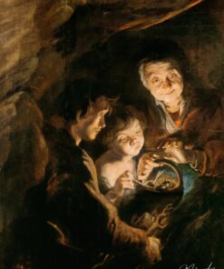 As pessoas idosas com o vaso de carvão – Peter Paul Rubens Peter Paul Rubens Master Apollon