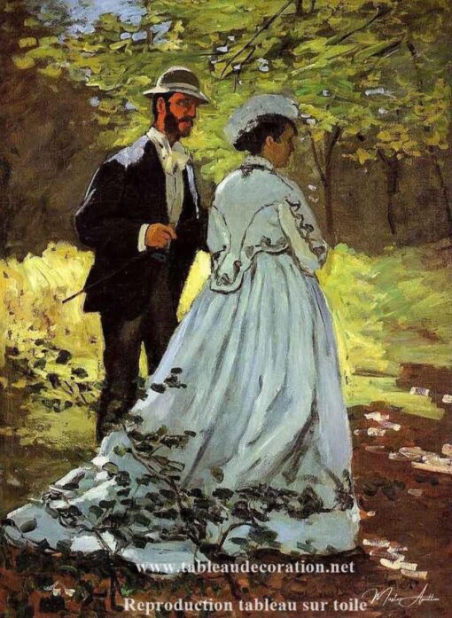 Os Passeadores – Quadro de Monet Claude Monet Master Apollon