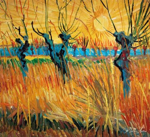 Os salgueiros ao sol poente – Van Gogh Vincent Van Gogh Master Apollon