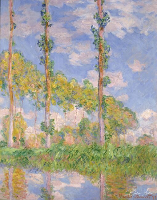 Os Três Árvores, verão – Claude Monet Claude Monet Master Apollon