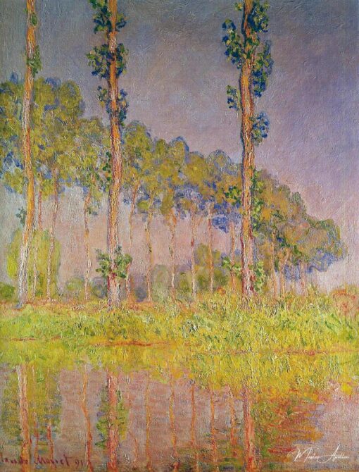 Os Três Árvores, primavera – Claude Monet Claude Monet Master Apollon