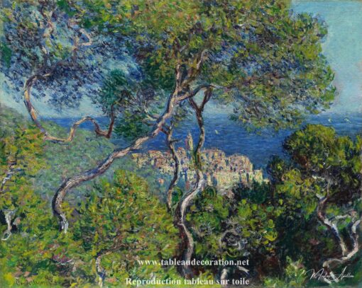 As Vilas em Bordighera – Quadro conhecido de Monet Claude Monet Master Apollon