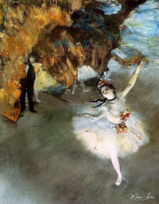 A estrela, ou a dançarina no palco – Edgar Degas Edgar Degas Master Apollon 2