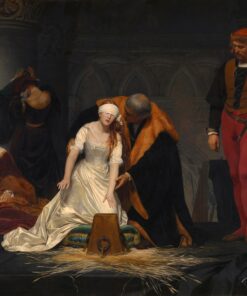 A Execução de Lady Jane Grey na Torre de Londres, no ano de 1554 – Paul Delaroche Paul Delaroche Master Apollon