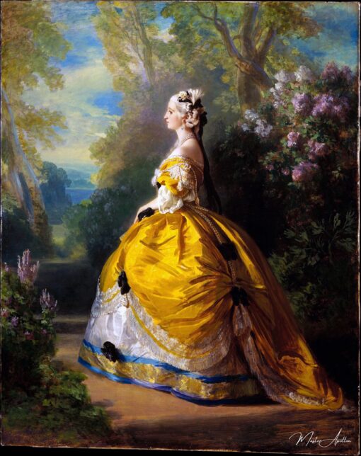 A imperatriz Eugênia em Maria Antonieta, 1854 – Franz Xaver Winterhalter Franz Xaver Winterhalter Master Apollon