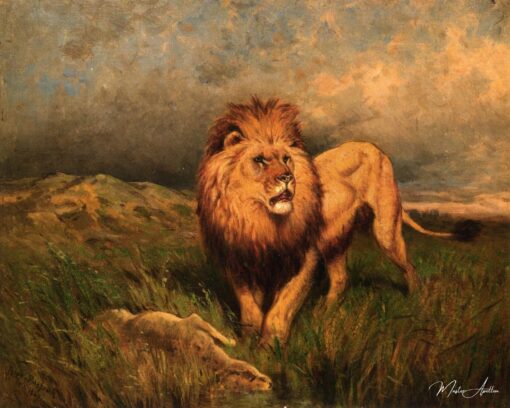 Leão e Presa (também conhecido como O Abate) – Rosa Bonheur Rosa Bonheur Master Apollon