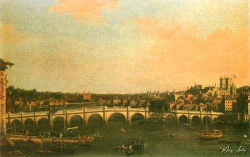 Londres: Ponte de Westminster em reparação – Giovanni Antonio Canal Giovanni Antonio Canal Master Apollon
