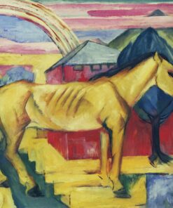 Cavalo amarelo longo – Franz Marc Franz Marc Master Apollon