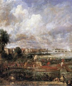 A abertura da ponte de Waterloo (‘Escadas de Whitehall, 18 de junho de 1817’) – John Constable John Constable Master Apollon