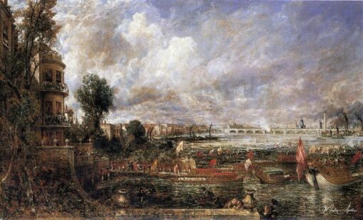 A abertura da ponte de Waterloo (‘Escadas de Whitehall, 18 de junho de 1817’) – John Constable John Constable Master Apollon