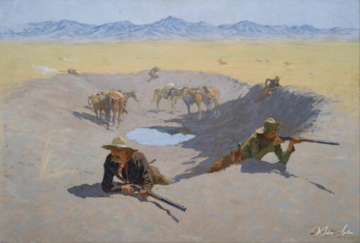 Luta pelo buraco d’água – Frederic Remington Frederic Remington Master Apollon