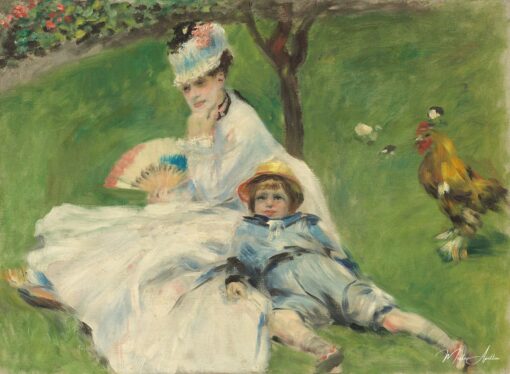 Madame Monet com seu filho Jean 1874 – Pierre-Auguste Renoir Pierre-Auguste Renoir Master Apollon 2
