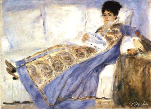 Madame Monet Lendo – Pierre-Auguste Renoir Pierre-Auguste Renoir Master Apollon 2