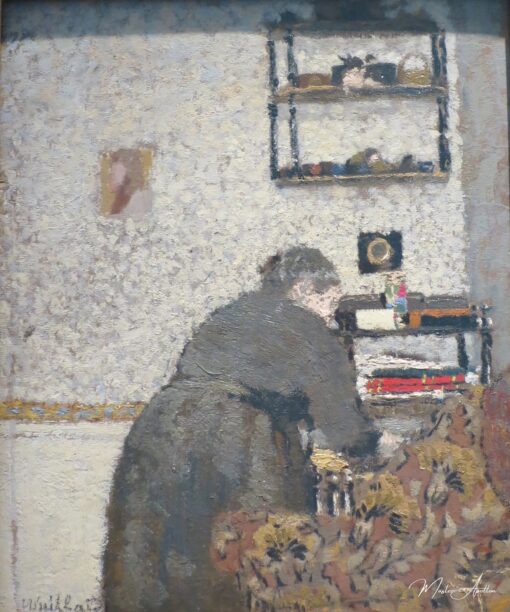 Madame Vuillard em um salão – Édouard Vuillard Édouard Vuillard Master Apollon
