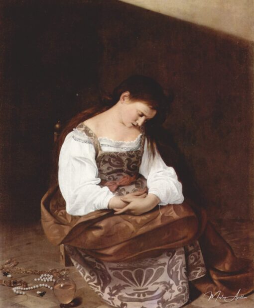 Madeleine arrependida – Caravaggio Caravaggio Master Apollon