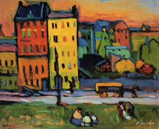 Casas em Munique – Vassily Kandinsky Wassily Kandinsky Master Apollon 2