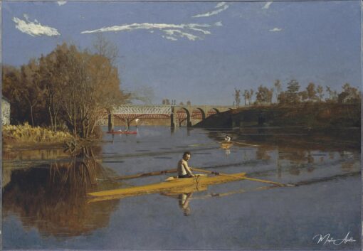 Max Schmitt em remo simples – Thomas Eakins Thomas Eakins Master Apollon