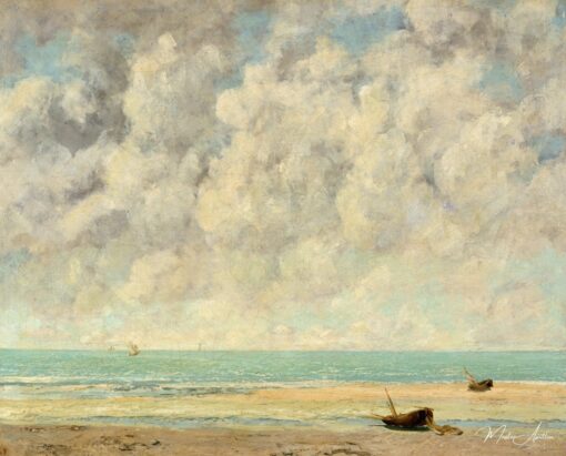 Mar calmo – Gustave Courbet Gustave Courbet Master Apollon
