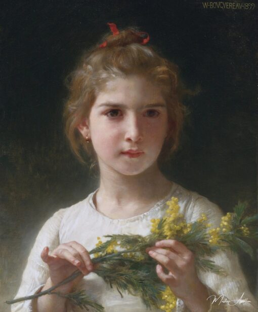 Mimosa – William Bouguereau William Bouguereau Master Apollon