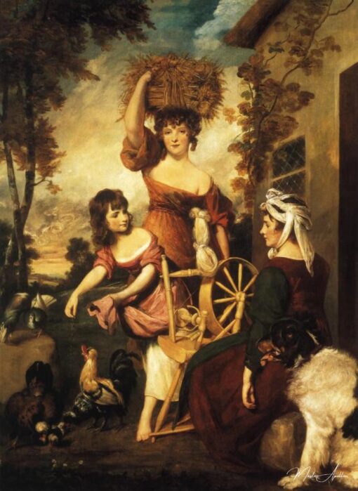 Mme e Mlle Macklin, com Mlle Potts – Joshua Reynolds Joshua Reynolds Master Apollon 2