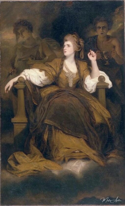 Mme Siddons, a musa trágica – Joshua Reynolds Joshua Reynolds Master Apollon 2