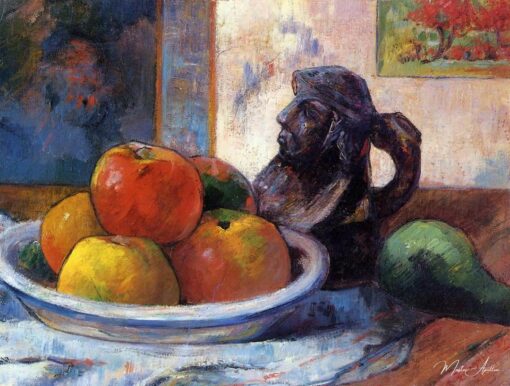 Natureza morta com maçãs, uma pêra e uma jarra – Paul Gauguin Paul Gauguin Master Apollon