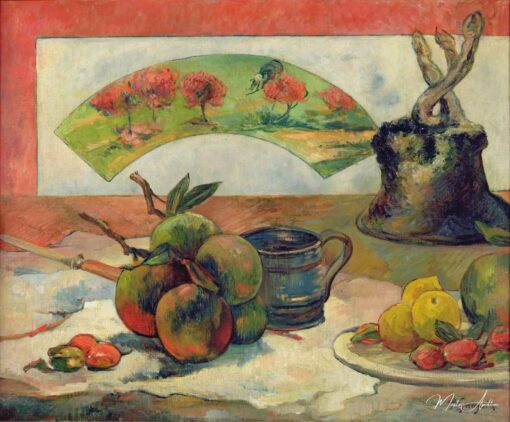 Natureza morta com um leque – Paul Gauguin Paul Gauguin Master Apollon
