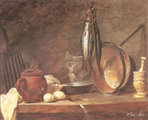 Natureza morta: Menu do dia de jejum – Jean Siméon Chardin Jean Siméon Chardin Master Apollon