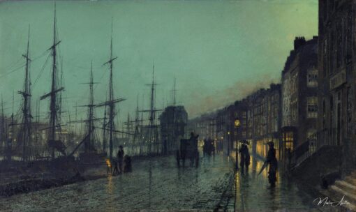 Navegação no Clyde – John Atkinson Grimshaw John Atkinson Grimshaw Master Apollon 2