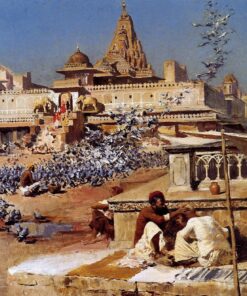 Alimentando os pombos sagrados, Jaipur – Edwin Lord Weeks Edwin Lord Weeks Master Apollon