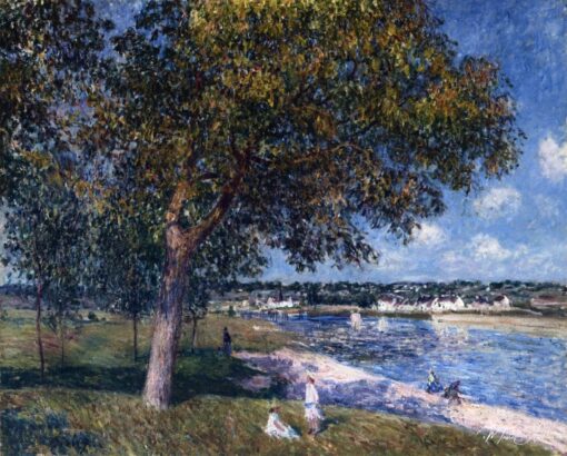 Afogar-se em um campo de tomilho – Alfred Sisley Alfred Sisley Master Apollon