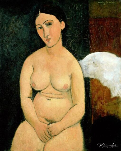 Nu sentado (C.1917) – Amedeo Modigliani Amedeo Modigliani Master Apollon 2