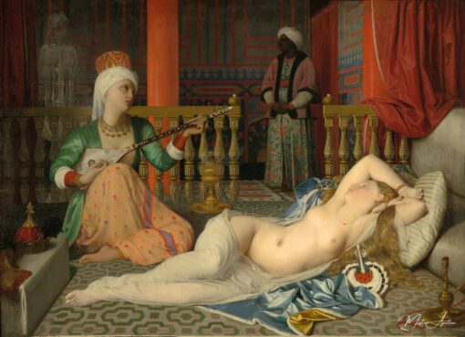 Odalisca à escrava – Jean-Auguste-Dominique Ingres Jean-Auguste-Dominique Ingres Master Apollon 2