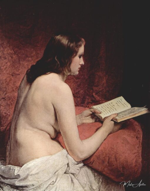 Odalisca com Livro – Francesco Hayez Francesco Hayez Master Apollon