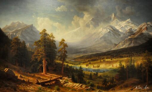 Parc d’Estes, pico longo – Albert Bierstadt Albert Bierstadt Master Apollon
