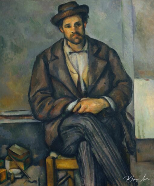 Camponês sentado – Paul Cézanne Paul Cézanne Master Apollon