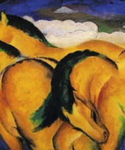 Cavalos pequenos amarelos – Franz Marc Franz Marc Master Apollon