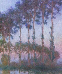 Álamos à beira do Epte, crepúsculo – Claude Monet Claude Monet Master Apollon