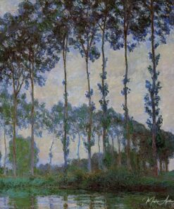 Álamos à beira do Epte, tempo nublado – Claude Monet Claude Monet Master Apollon