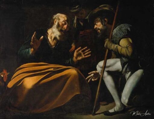 Pierre renie Jésus – Caravaggio Caravaggio Master Apollon