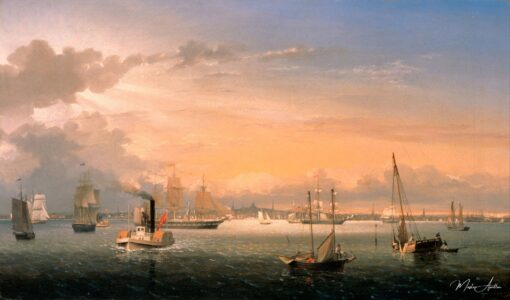 Porto de Boston, 1854 – Fitz Henry Lane Fitz Henry Lane Master Apollon 2