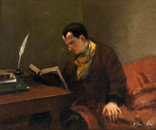 Retrato de Charles Baudelaire – Gustave Courbet Gustave Courbet Master Apollon