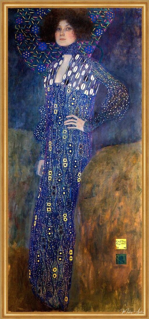 Retrato de Emilie Flöge II – Gustav Klimt Gustav Klimt Master Apollon 2