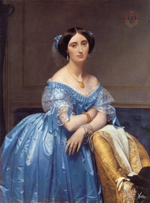 Retrato da Princesa Albert de Broglie – Jean-Auguste-Dominique Ingres Jean-Auguste-Dominique Ingres Master Apollon
