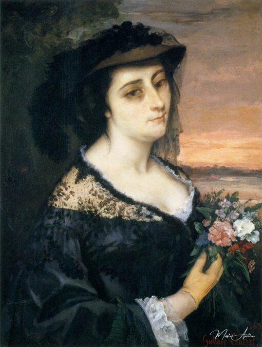 Retrato de Laure Borreau – Gustave Courbet Gustave Courbet Master Apollon