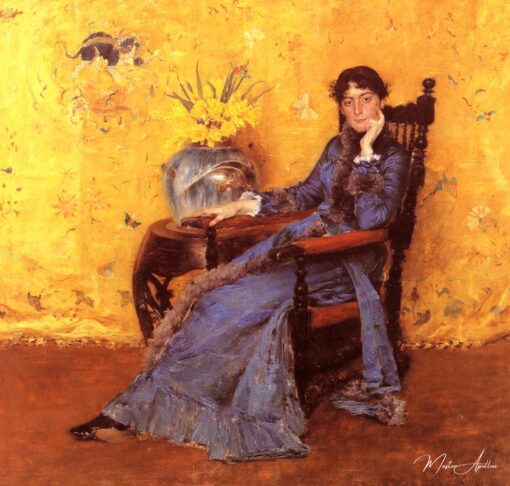 Retrato da Srta. Dora Wheeler – William Merritt Chase William Merritt Chase Master Apollon 2