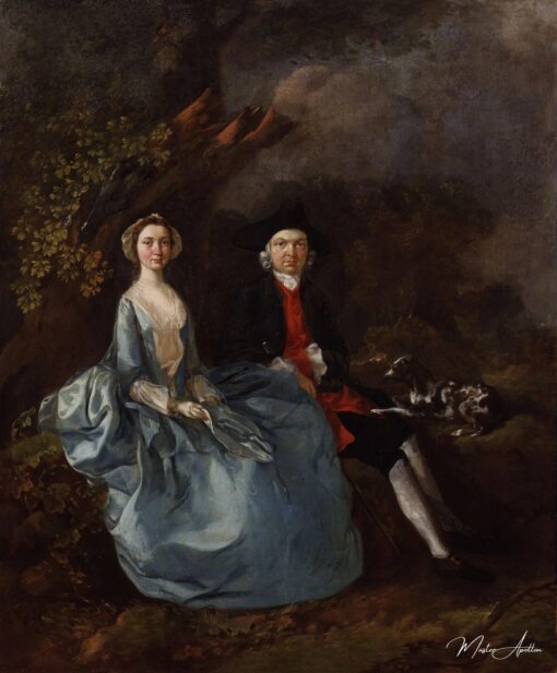 Retrato de Sarah Kirby (nascida Bull) e John Joshua Kirby – Thomas Gainsborough Thomas Gainsborough Master Apollon